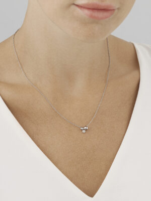 GEORG JENSEN - HALSKJEDE, MOONLIGHT GRAPES ANHENG MED DIAMANT 0,07 CT. SØLV - STYLING