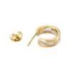 GEORG JENSEN - ØREDOBBER, FUSION HOOPS SMÅ MED DIAMANTER 0,08 CT. MULTI - DETALJER