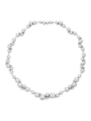 GEORG JENSEN - HALSKJEDE, MOONLIGHT GRAPES OKSIDERT SØLV