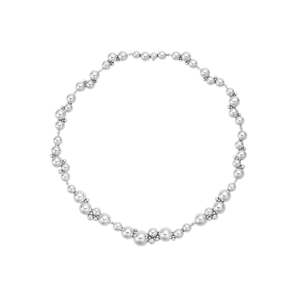 GEORG JENSEN - HALSKJEDE, MOONLIGHT GRAPES OKSIDERT SØLV