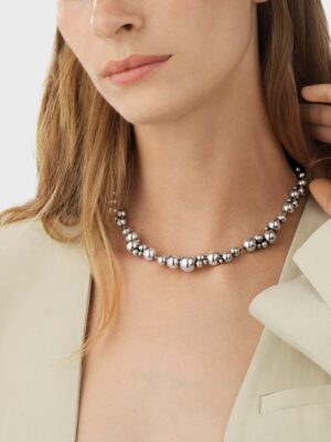 GEORG JENSEN - HALSKJEDE, MOONLIGHT GRAPES OKSIDERT SØLV - STYLING