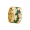 GEORG JENSEN - RING, FUSION ENDERING AB MED DIAMANTER 0,05-0,11 CT. GULT GULL - KOMBINASJON