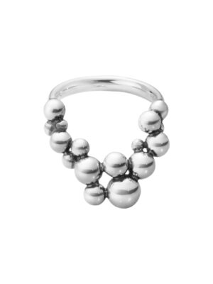 GEORG JENSEN - RING, MOONLIGHT GRAPES OKSIDERT SØLV