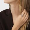 GEORG JENSEN - RING, MOONLIGHT GRAPES OKSIDERT SØLV - STYLING