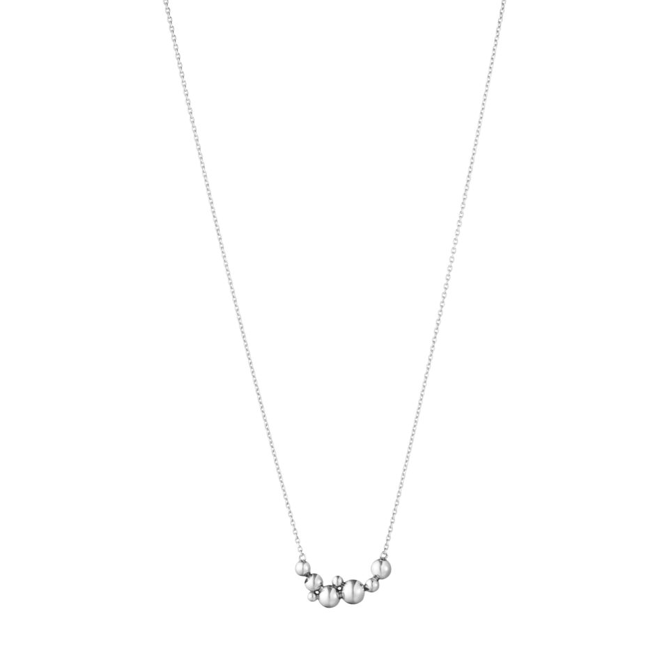 GEORG JENSEN - HALSKJEDE, MOONLIGHT GRAPES ANHENG OKSIDERT SØLV
