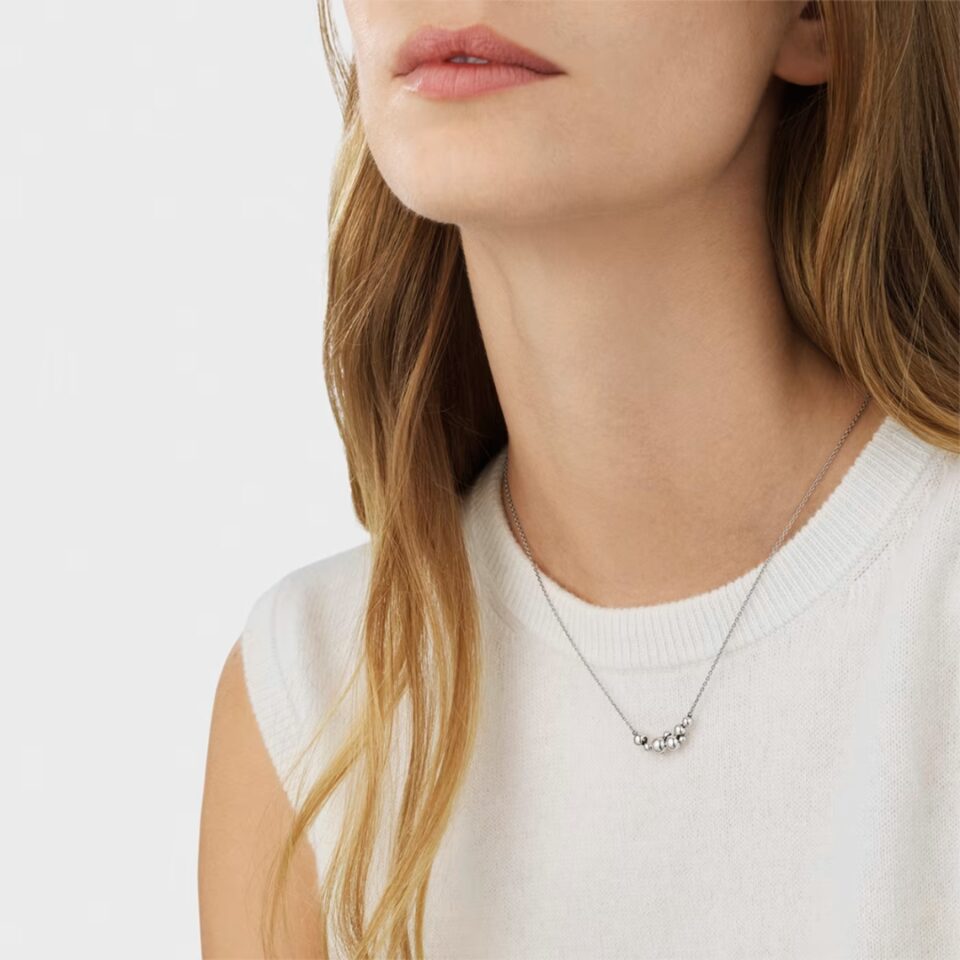 GEORG JENSEN - HALSKJEDE, MOONLIGHT GRAPES ANHENG OKSIDERT SØLV - STYLING