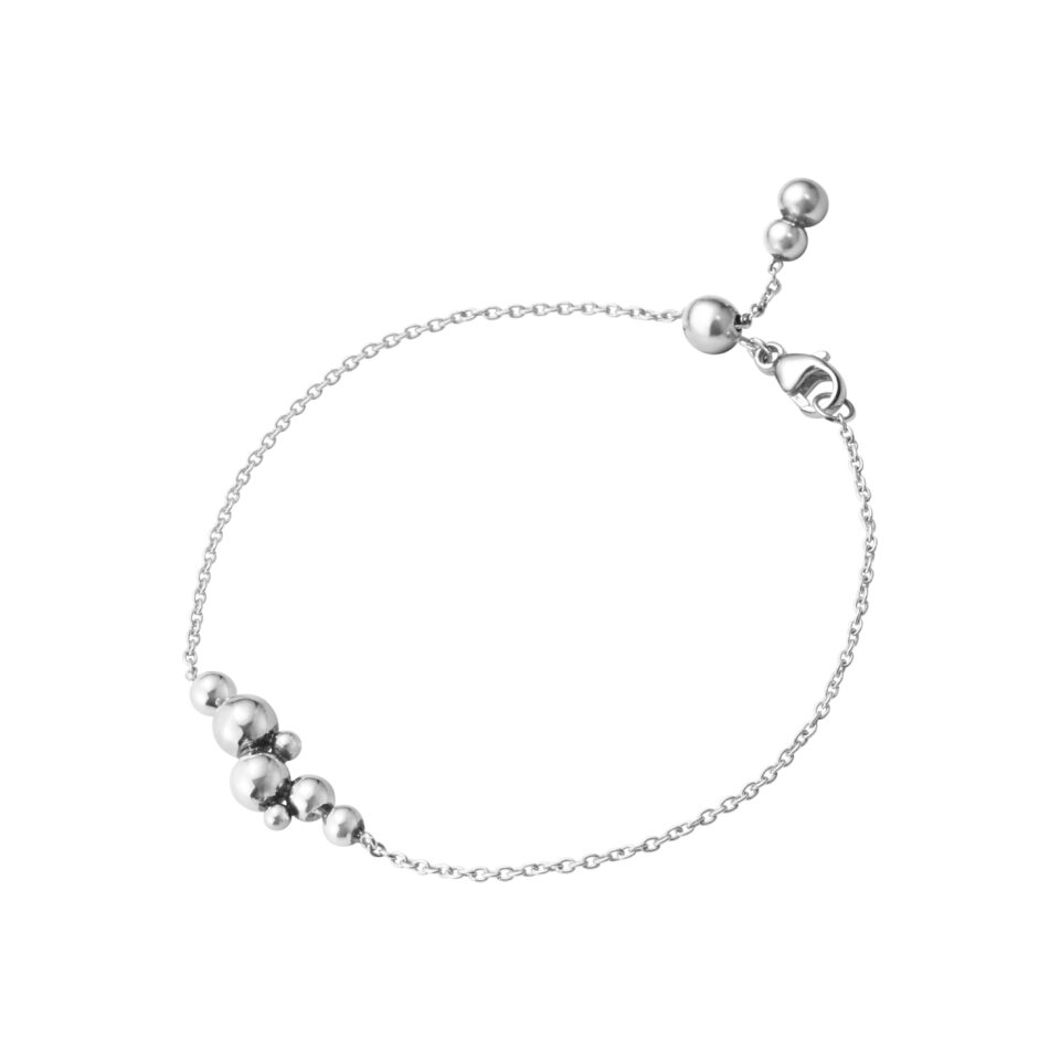 GEORG JENSEN - ARMBÅND, MOONLIGHT GRAPES 1 KLYNGE OKSIDERT SØLV