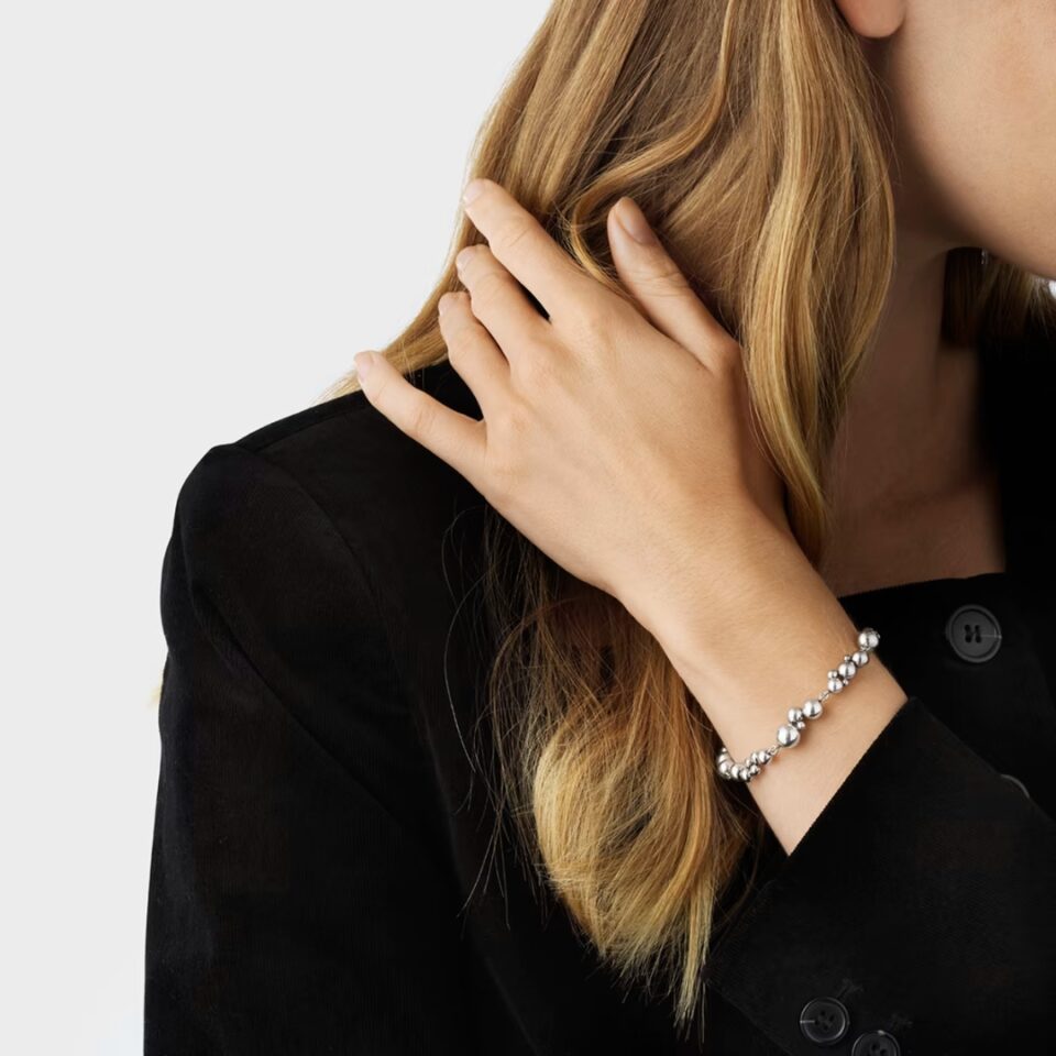 GEORG JENSEN - ARMBÅND, MOONLIGHT GRAPES OKSIDERT SØLV - STYLING