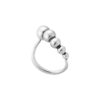 GEORG JENSEN - RING, MOONLIGHT GRAPES SLIM OKSIDERT SØLV
