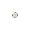GEORG JENSEN - ØREDOBBER, SIGNATURE DIAMONDS SOLITAIRE 0,10 CT. GULT GULL