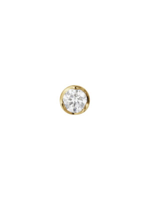 GEORG JENSEN - ØREDOBBER, SIGNATURE DIAMONDS SOLITAIRE 0,05 CT. GULT GULL