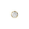 GEORG JENSEN - ØREDOBBER, SIGNATURE DIAMONDS SOLITAIRE 0,20 CT. GULT GULL