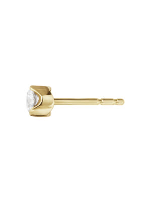 GEORG JENSEN - ØREDOBBER, SIGNATURE DIAMONDS SOLITAIRE 0,20 CT. GULT GULL - DETALJER