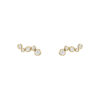 GEORG JENSEN - ØREDOBBER, SIGNATURE DIAMONDS 0,18 CT. GULT GULL