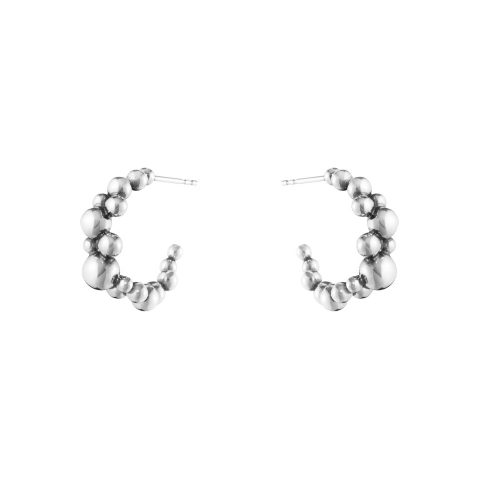 GEORG JENSEN - ØREDOBBER, MOONLIGHT GRAPES CREOLER SØLV