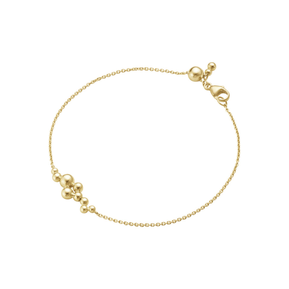 GEORG JENSEN - ARMBÅND, MOONLIGHT GRAPES 1 KLYNGE GULT GULL
