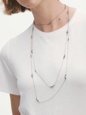 GEORG JENSEN - HALSKJEDE, MOONLIGHT GRAPES SAUTOIR SØLV - STYLING