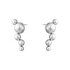 GEORG JENSEN - ØREDOBBER, MOONLIGHT GRAPES STIFT STORE SØLV