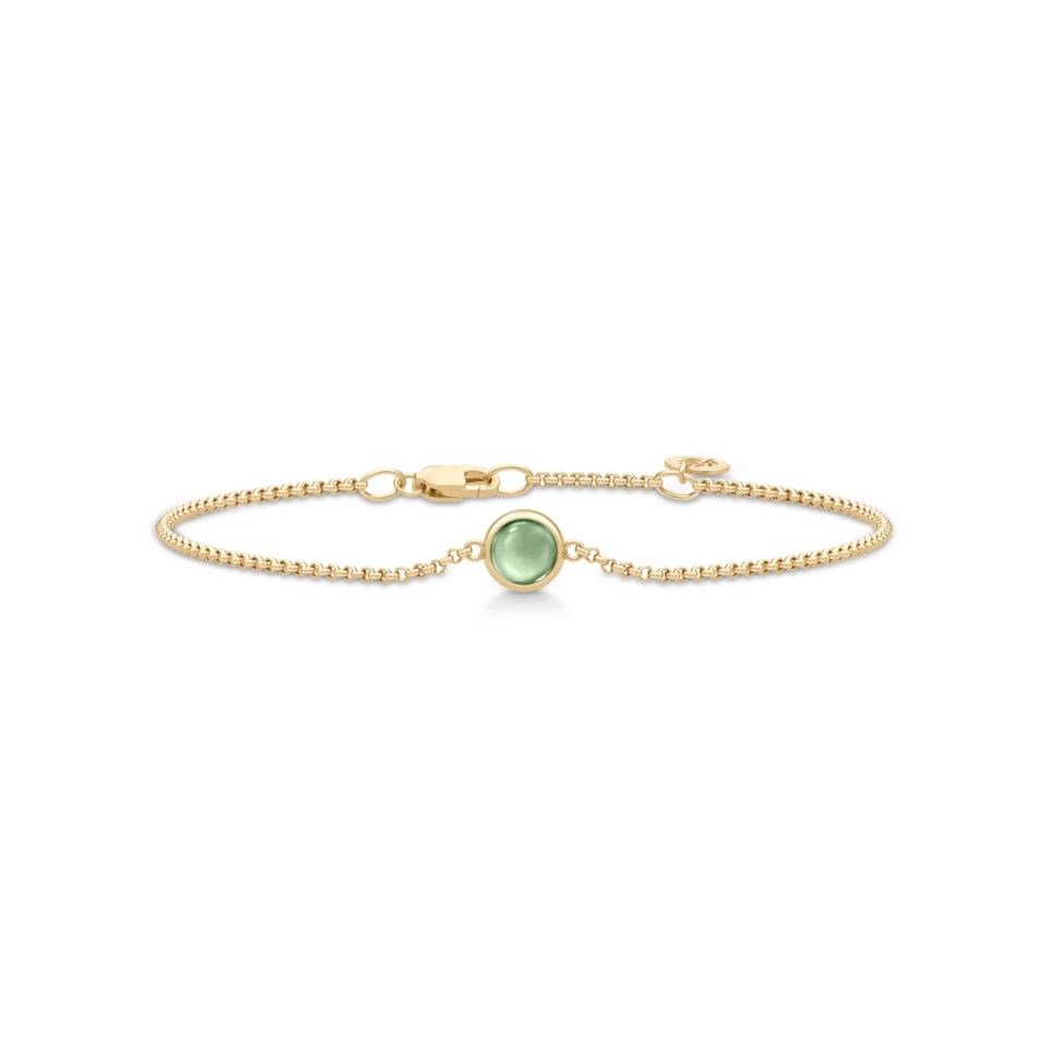 JULIE SANDLAU - ARMBÅND, PRIMINI GREEN AMETHYST