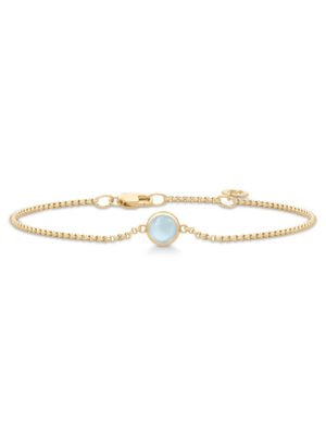 JULIE SANDLAU - ARMBÅND, PRIMINI MILKY AQUA