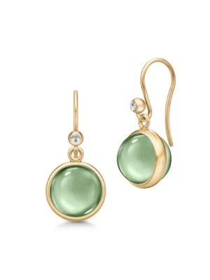 JULIE SANDLAU - ØREDOBBER, PRIME GREEN AMETHYST