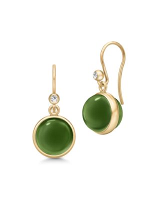 JULIE SANDLAU - ØREDOBBER, PRIME MOSS GREEN