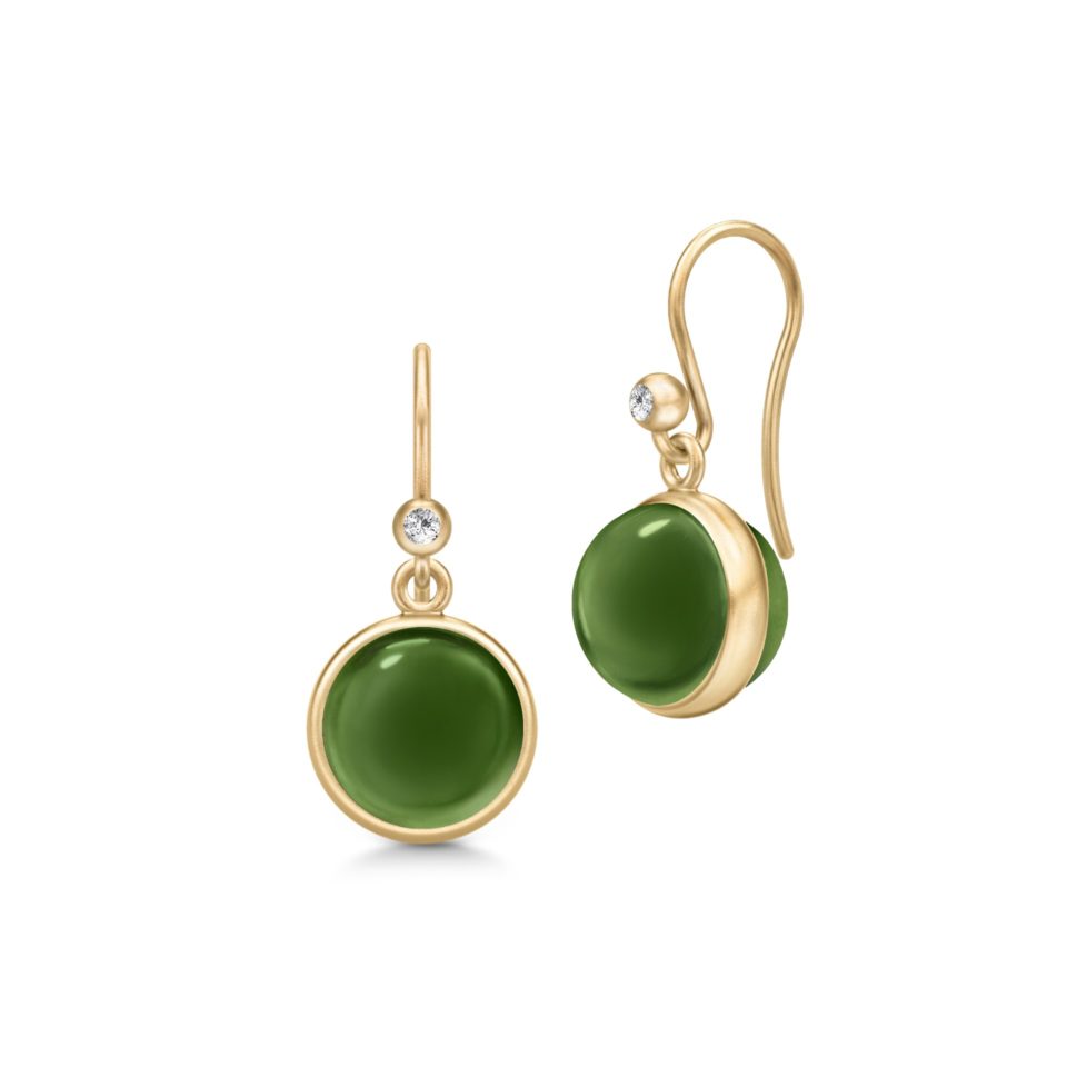 JULIE SANDLAU - ØREDOBBER, PRIME MOSS GREEN