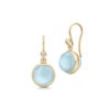 JULIE SANDLAU - ØREDOBBER, PRIME MILKY AQUA