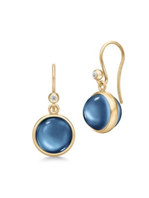 JULIE SANDLAU - ØREDOBBER, PRIME SAPPHIRE BLUE