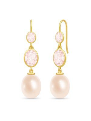 JULIE SANDLAU - ØREDOBBER, CALLAS CHANDELIERS PINK PEARL