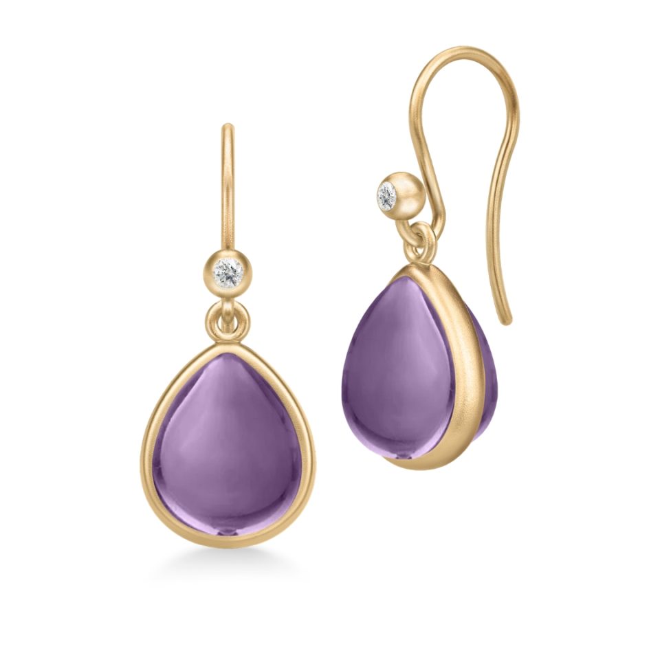 JULIE SANDLAU - ØREDOBBER, PALOMA AMETHYST