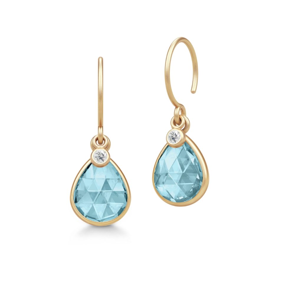 JULIE SANDLAU - ØREDOBBER, LEELA AQUA BLUE