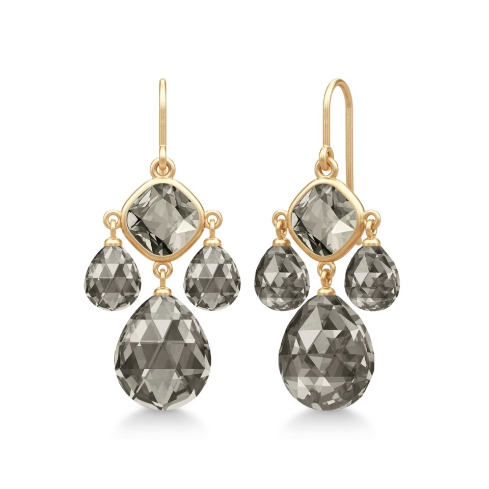 JULIE SANDLAU - ØREDOBBER, OLIVIA CHANDELIER SMOKEY