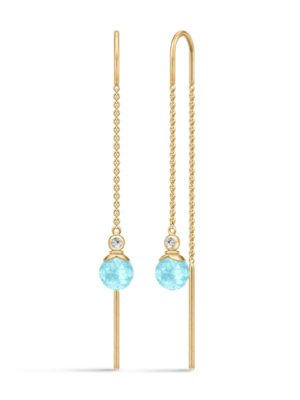 JULIE SANDLAU - ØREDOBBER, BERRY CHAIN ICE BLUE