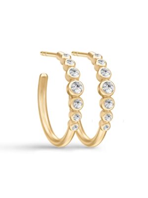 JULIE SANDLAU - ØREDOBBER, GRACE HOOPS CLEAR