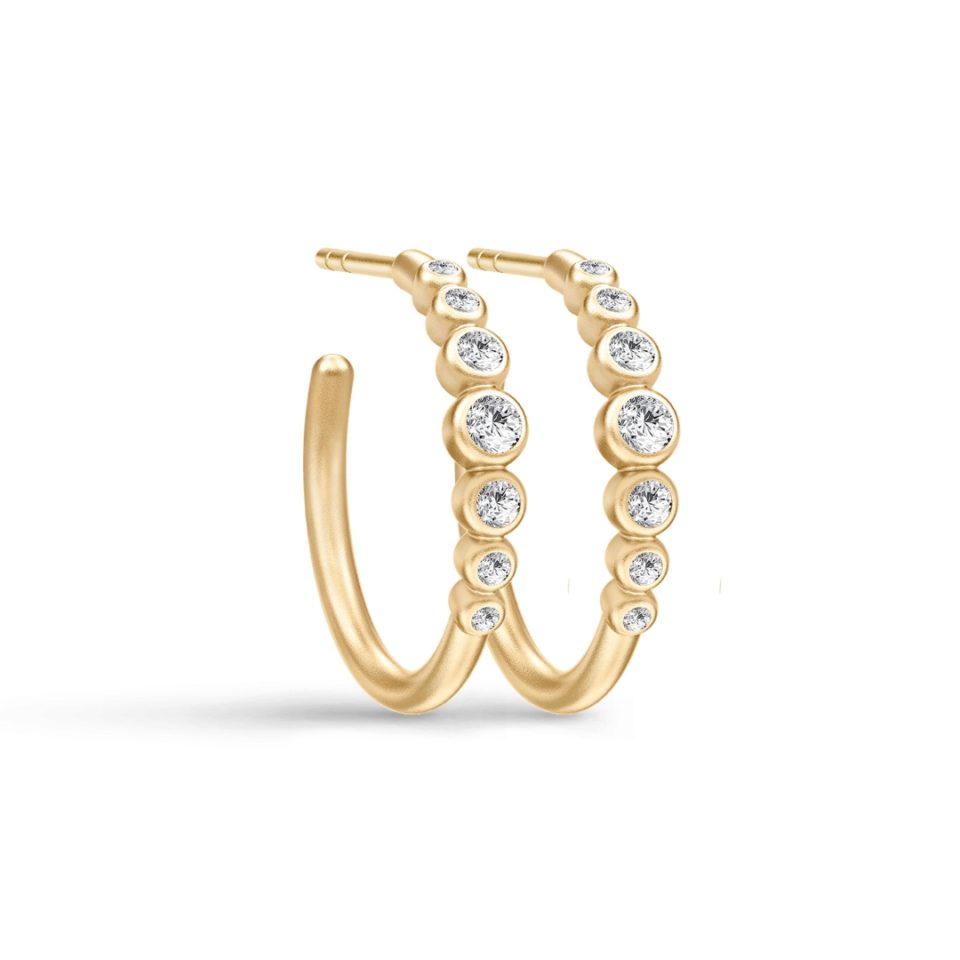 JULIE SANDLAU - ØREDOBBER, GRACE HOOPS CLEAR