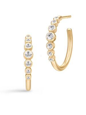 JULIE SANDLAU - ØREDOBBER, GRACE HOOPS CLEAR - DETALJER