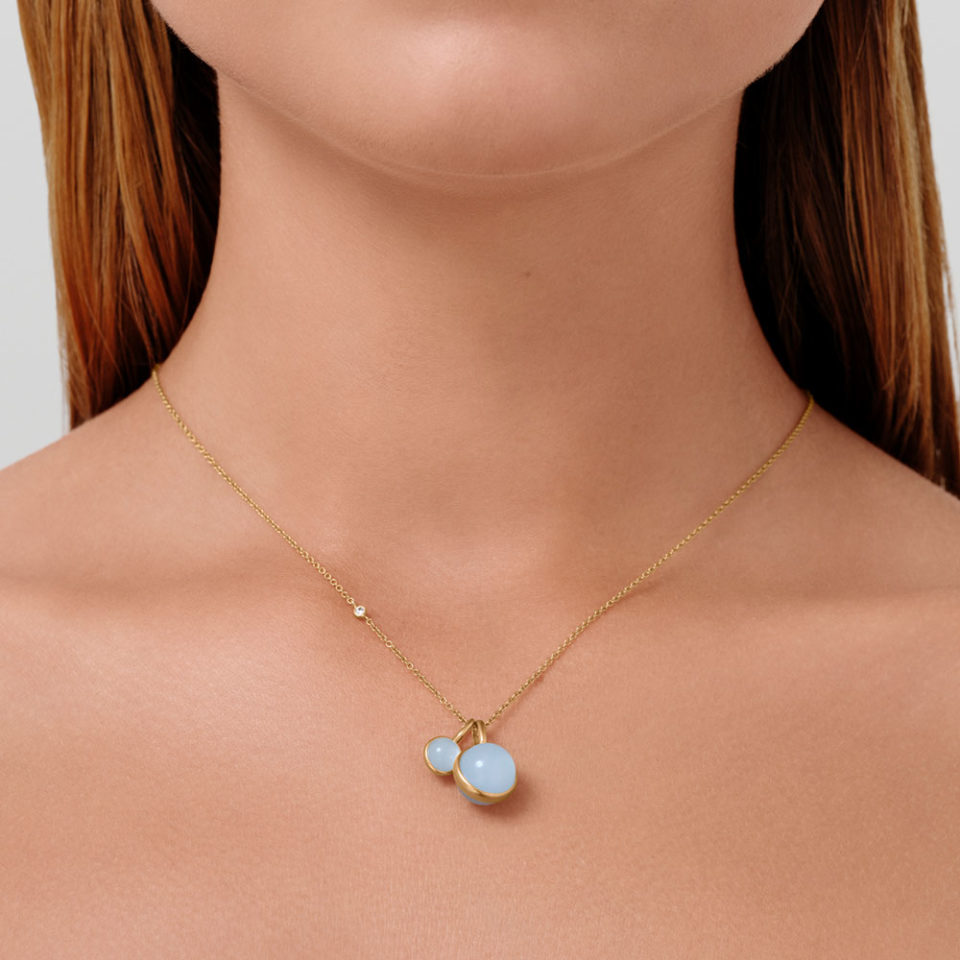JULIE SANDLAU - ANHENG, LITTLE PRIME MILKY AQUA - STYLING