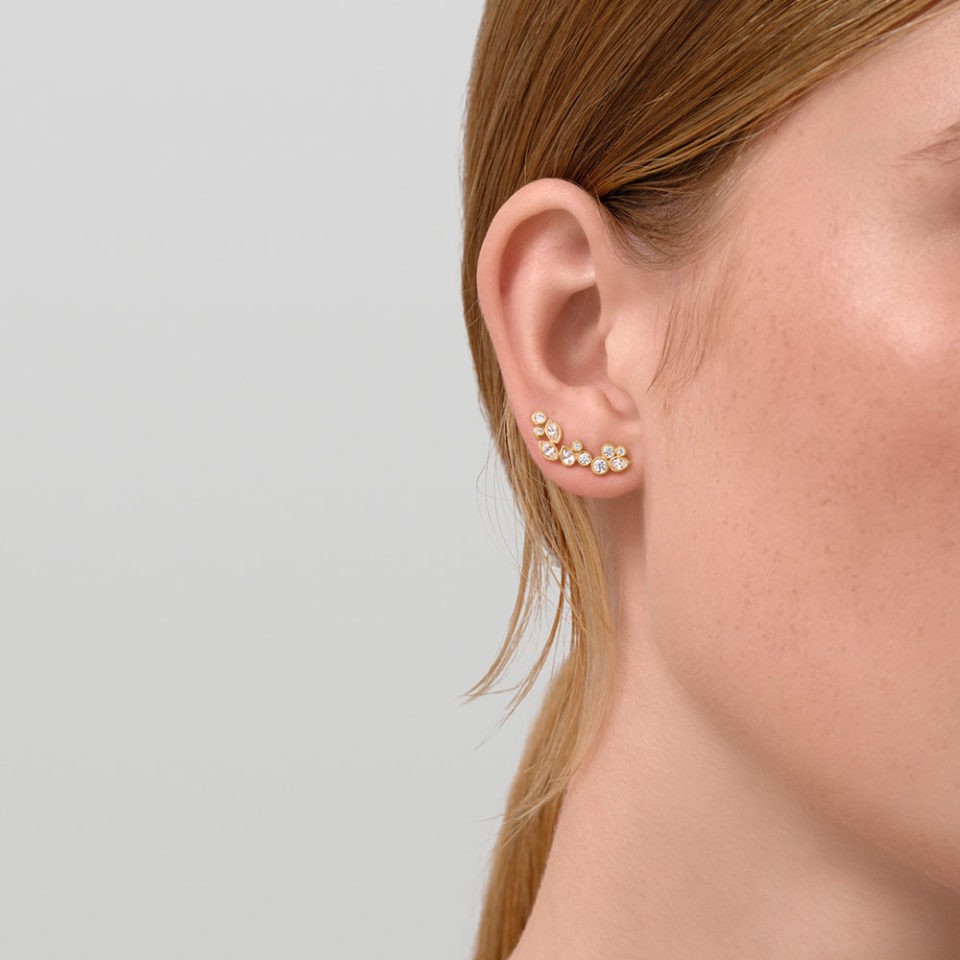 JULIE SANDLAU - ØREDOBBER, TREASURE CLEAR - STYLING
