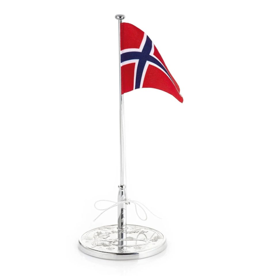 EIK BARN - FOR PRINSESSER, BORDFLAGG I TINN PIKE