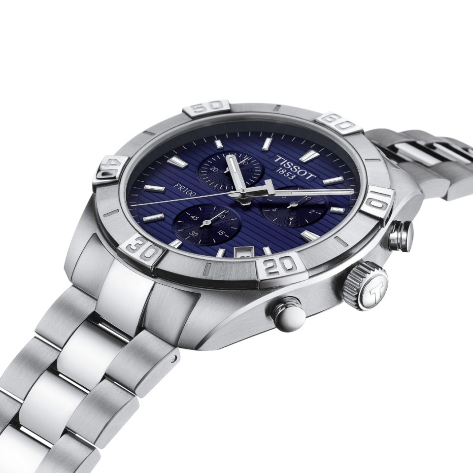 T101.617.11.041.00 TISSOT - PR 100 SPORT GENT CHRONOGRAPH 44 MM - DETALJER