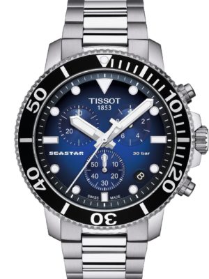 T120.417.11.041.01 TISSOT - SEASTAR 1000 CHRONOGRAPH 45,5 MM - DETALJER