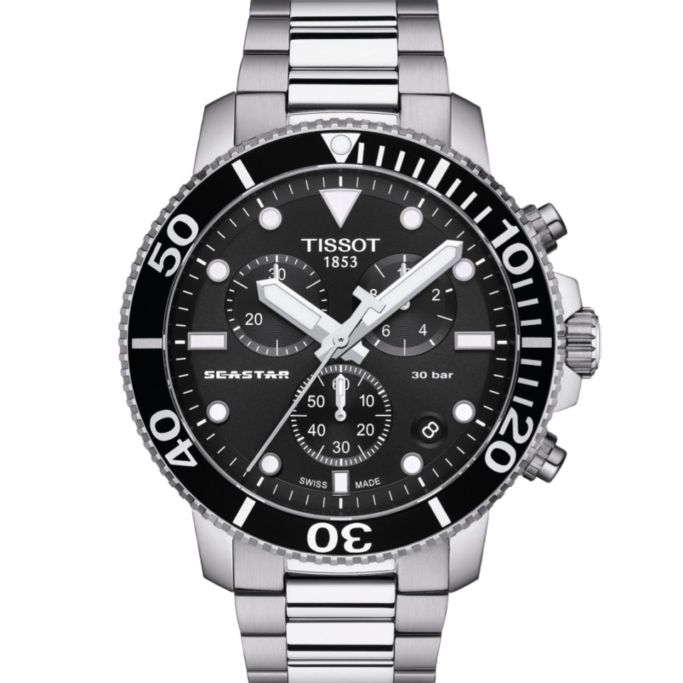 T120.417.11.051.00 TISSOT - SEASTAR 1000 CHRONOGRAPH 45,5 MM - DETALJER
