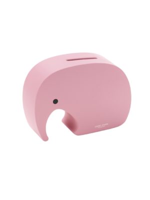 GEORG JENSEN HOME - ELEPHANT, MINIPHANT STRAWBERRY BLUSH SPAREBØSSE