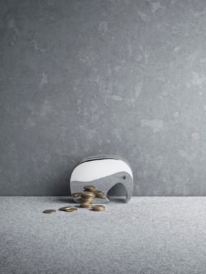 GEORG JENSEN HOME - ELEPHANT, MINIPHANT SPAREBØSSE - MILJØ
