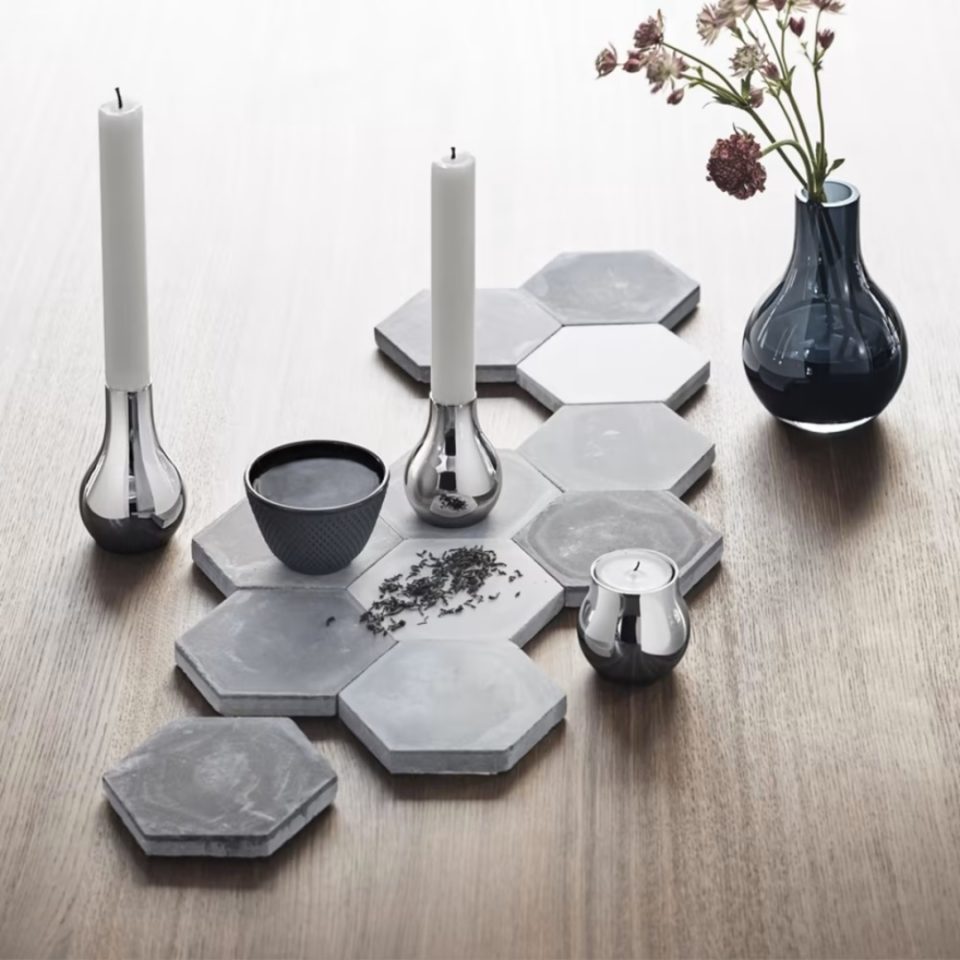 GEORG JENSEN HOME - CAFU, TELYSHOLDERE 2 STK - MILJØ I