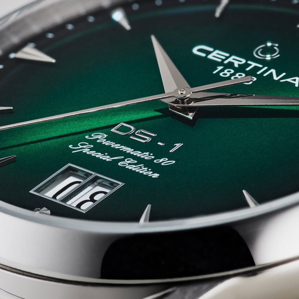 C029.426.11.091.60 CERTINA - DS-1 BIG DATE 41 MM POWERMATIC 80, 60TH ANNIVERSARY DS CONCEPT SPECIAL EDITION - DETALJER