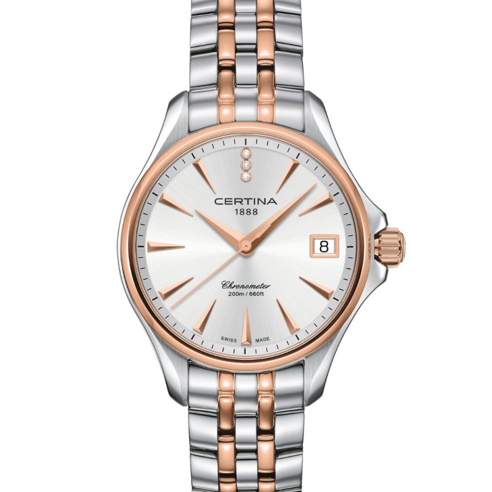 C032.051.22.036.00 CERTINA - DS ACTION LADY DIAMONDS 33 MM - DETALJER