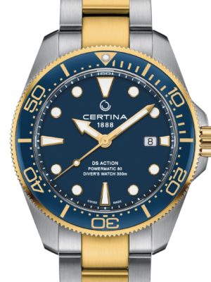 C032.607.22.041.00 CERTINA - DS ACTION DIVER 43 MM POWERMATIC 80 - DETALJER