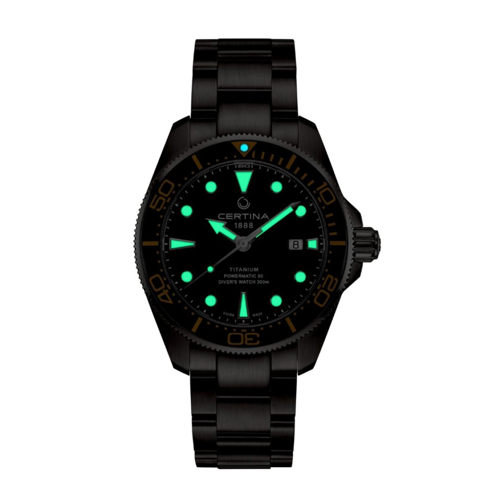 C032.607.44.051.00 CERTINA - DS ACTION DIVER 43 MM POWERMATIC 80 TITANIUM